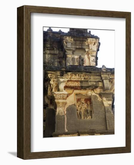 The Ellora Caves, Temples Cut into Solid Rock, Near Aurangabad, Maharashtra, India-R H Productions-Framed Photographic Print