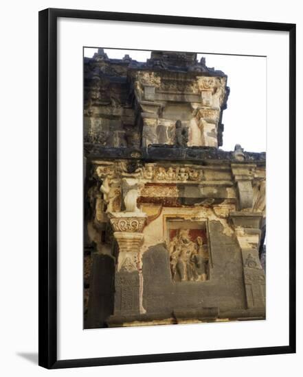 The Ellora Caves, Temples Cut into Solid Rock, Near Aurangabad, Maharashtra, India-R H Productions-Framed Photographic Print