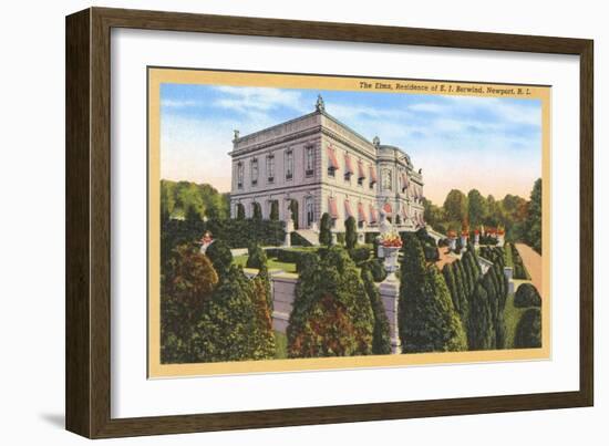 The Elms, Berwind Residence, Newport, Rhode Island-null-Framed Art Print