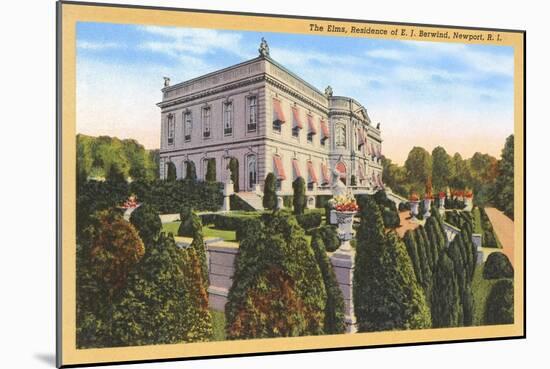 The Elms, Berwind Residence, Newport, Rhode Island-null-Mounted Art Print