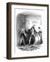 The Elopement, Early-Mid 19th Century-George Cruikshank-Framed Giclee Print