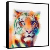 The Elusive II-Jacqueline Maldonado-Framed Stretched Canvas