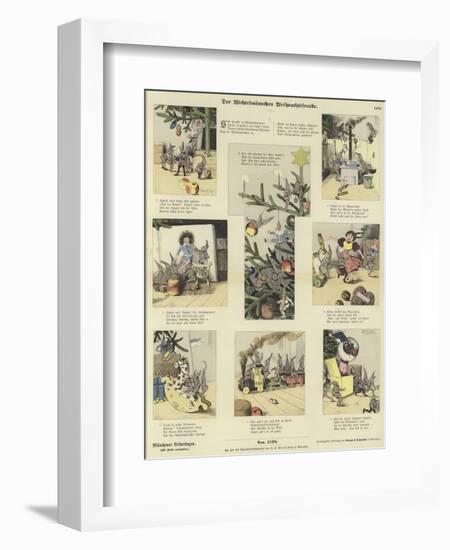 The Elves' Christmas Joy-null-Framed Giclee Print