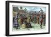 The emancipation of slaves on a West Indian plantation, early 19th century c1895-French School-Framed Giclee Print