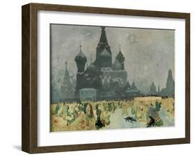 The Emancipation of the Russian Serfs (Study for the Slav Epi), 1914-Alphonse Mucha-Framed Giclee Print