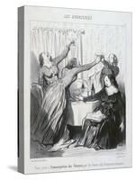 The Emancipation of Women-Honore Daumier-Stretched Canvas