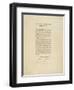 The Emancipation Proclamation. Abraham Lincoln Declares All Slaves in the United States Free-Abraham Lincoln-Framed Giclee Print