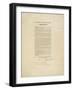 The Emancipation Proclamation. Abraham Lincoln Declares All Slaves in the United States Free-Abraham Lincoln-Framed Giclee Print