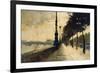 The Embankment, London-Lesser Ury-Framed Premium Giclee Print