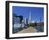 The Embarcadero Center and the Transamerica Pyramid, San Francisco, California, North America-Fraser Hall-Framed Photographic Print