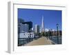 The Embarcadero Center and the Transamerica Pyramid, San Francisco, California, North America-Fraser Hall-Framed Photographic Print