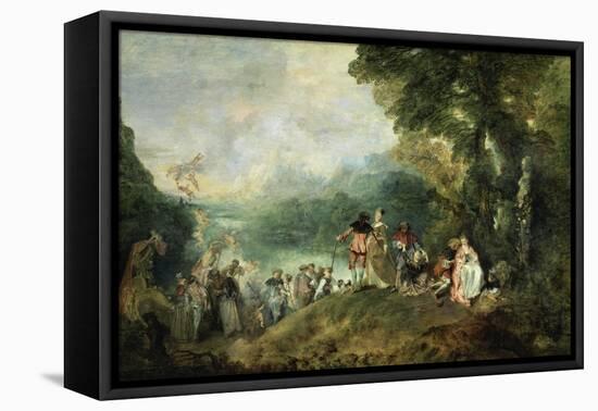 The Embarkation for Cythera-Jean Antoine Watteau-Framed Stretched Canvas