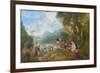 The Embarkation for Cythera-Jean Antoine Watteau-Framed Giclee Print