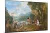 The Embarkation for Cythera-Jean Antoine Watteau-Mounted Giclee Print