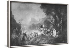 'The Embarkation for the Island of Cytherea', 1717, (1912)-Jean-Antoine Watteau-Framed Giclee Print