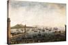 The Embarkation of Charles III in the Port of Naples-Antonio Joli-Stretched Canvas