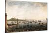 The Embarkation of Charles III in the Port of Naples-Antonio Joli-Stretched Canvas