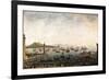 The Embarkation of Charles III in the Port of Naples-Antonio Joli-Framed Art Print