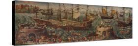 The Embarkation of Henry VIII at Dover c1540-null-Stretched Canvas