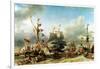 The Embarkation of the De Ruyter and the De Witt off Texel in 1667, 1850-51-Louis Eugene Gabriel Isabey-Framed Giclee Print