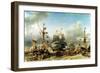 The Embarkation of the De Ruyter and the De Witt off Texel in 1667, 1850-51-Louis Eugene Gabriel Isabey-Framed Giclee Print