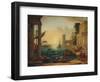 'The Embarkation of the Queen of Sheba', 1648, (c1915)-Claude Lorrain-Framed Giclee Print