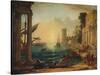 'The Embarkation of the Queen of Sheba', 1648, (c1915)-Claude Lorrain-Stretched Canvas