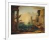 'The Embarkation of the Queen of Sheba', 1648, (c1915)-Claude Lorrain-Framed Giclee Print