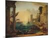 'The Embarkation of the Queen of Sheba', 1648, (c1915)-Claude Lorrain-Mounted Giclee Print