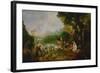 The Embarkment to Cythera-Jean Antoine Watteau-Framed Giclee Print