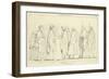 The Embassy to Achilles-John Flaxman-Framed Giclee Print