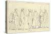 The Embassy to Achilles-John Flaxman-Stretched Canvas