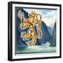 The Emblem of Norway-null-Framed Giclee Print