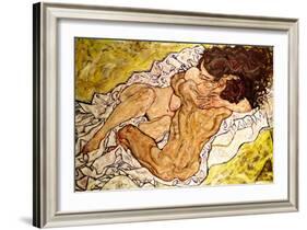 The Embrace, 1917-Egon Schiele-Framed Giclee Print