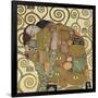 The Embrace (detail)-Gustav Klimt-Framed Art Print