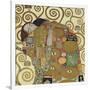 The Embrace (detail)-Gustav Klimt-Framed Art Print