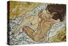 The Embrace (Lovers II,), 1917-Egon Schiele-Stretched Canvas