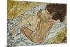 The Embrace (Lovers II,), 1917-Egon Schiele-Mounted Giclee Print