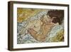 The Embrace (Lovers II,), 1917-Egon Schiele-Framed Giclee Print