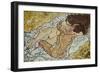 The Embrace (Lovers II,), 1917-Egon Schiele-Framed Giclee Print