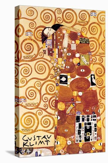 The Embrace-Gustav Klimt-Stretched Canvas