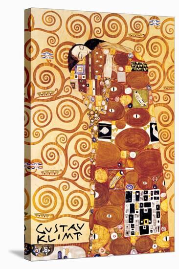 The Embrace-Gustav Klimt-Stretched Canvas