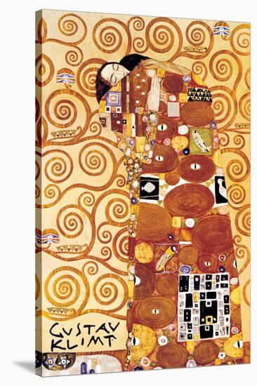 The Embrace-Gustav Klimt-Stretched Canvas