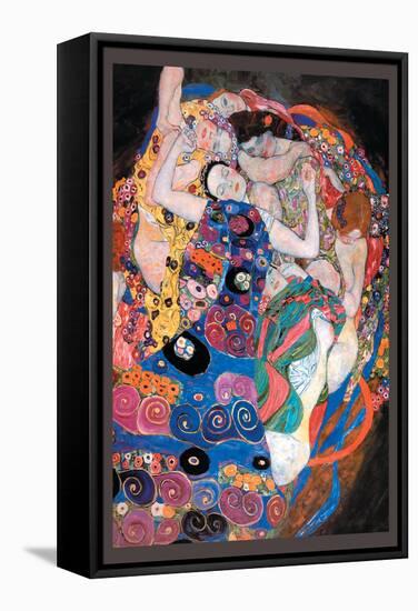 The Embrace-Gustav Klimt-Framed Stretched Canvas