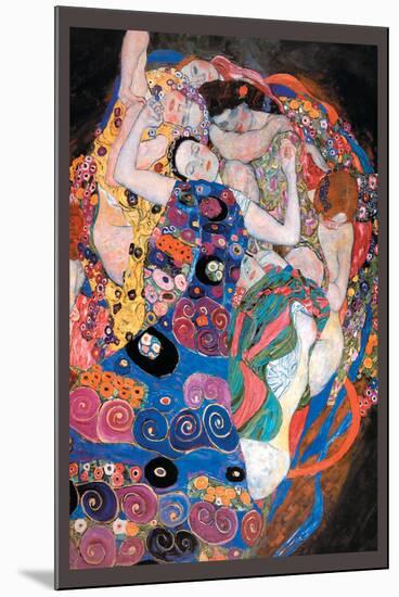 The Embrace-Gustav Klimt-Mounted Art Print