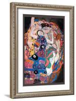 The Embrace-Gustav Klimt-Framed Art Print