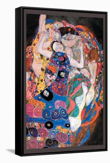 The Embrace-Gustav Klimt-Framed Stretched Canvas