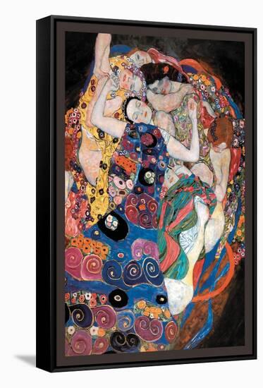 The Embrace-Gustav Klimt-Framed Stretched Canvas