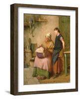 The Embroidery Lesson-Haynes King-Framed Giclee Print