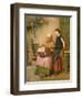 The Embroidery Lesson-Haynes King-Framed Giclee Print